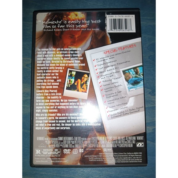 Momento DVD - Picture 2 of 3